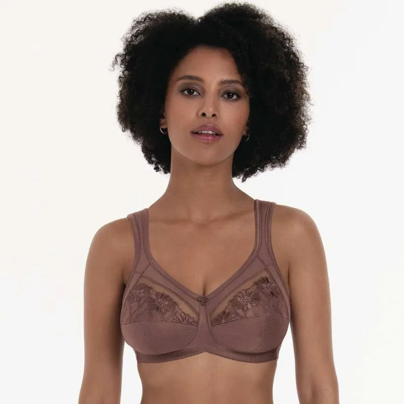 Anita Comfort Safina non wired Bra with Comfort Straps Berry sold by Envie Lingerie