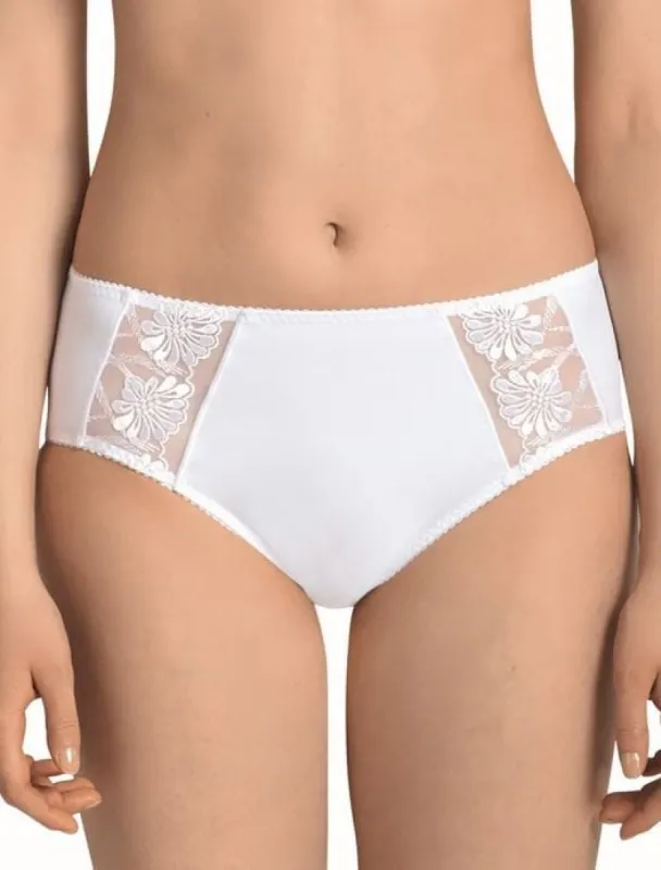 Anita Safina High Waist Brief (White) sold by Envie Lingerie