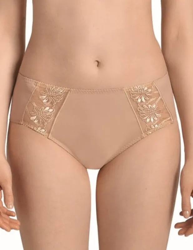 Anita Safina High Waist Brief (Sand) sold by Envie Lingerie