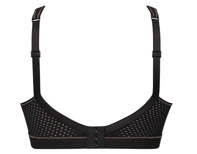 Anita Active Sports Bra Extreme Control (Black/Gold) sold by Envie Lingerie product image thumbnail 2