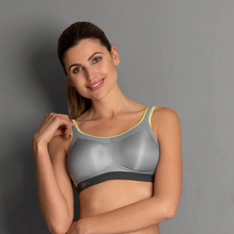 Anita Active Momentum Sports Bra (Iconic Grey) sold by Envie Lingerie