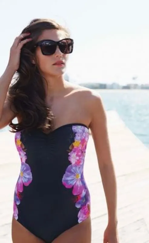 Panache Savannah Bandeau Swimsuit sold by Envie Lingerie