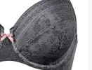 Anita Fleur Lace Underwired Nursing Bra Anthracite sold by Envie Lingerie