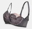 Anita Fleur Lace Underwired Nursing Bra Anthracite sold by Envie Lingerie
