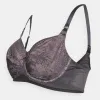 Anita Fleur Lace Underwired Nursing Bra Anthracite sold by Envie Lingerie