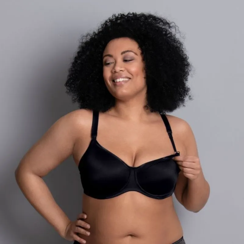 Anita BASIC - Microfibre Underwire Nursing Bra  (Black) sold by Envie Lingerie