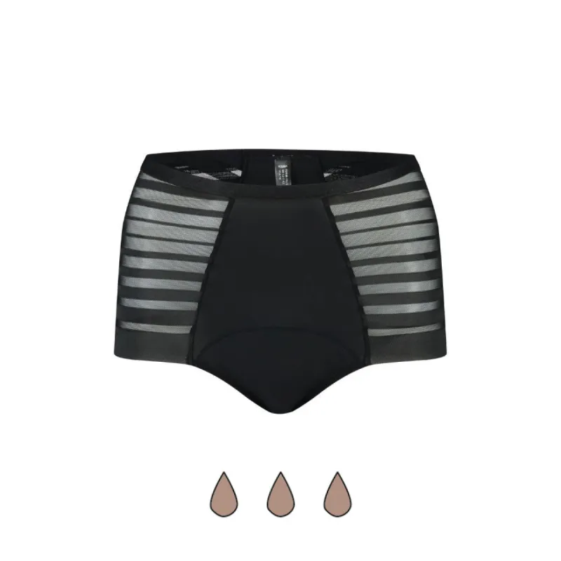 Bye Bra Period Brief Lace High Flow sold by Envie Lingerie