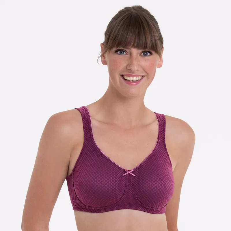 Anita Care Leni Mastectomy Bra Plum sold by Envie Lingerie