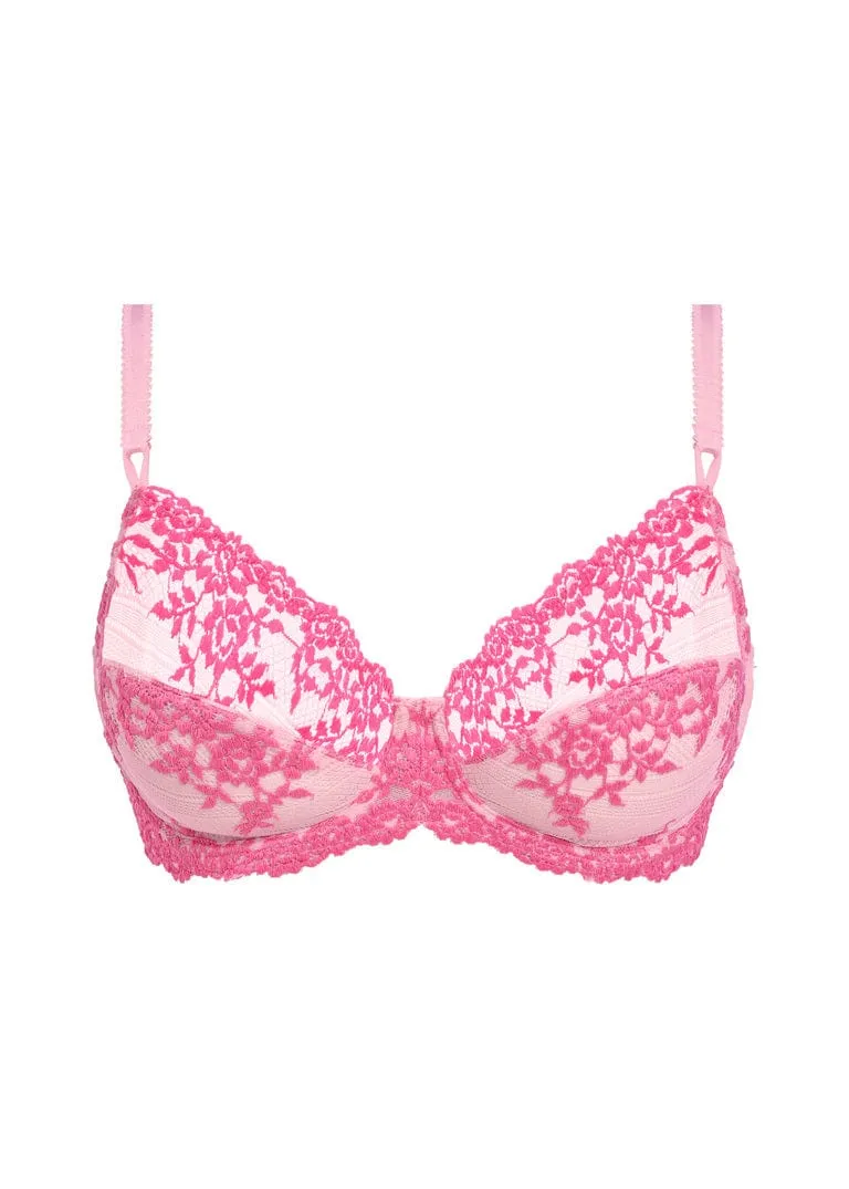 Wacoal Embrace Lace Plunge Underwire Bra - Chateau Rose sold by Envie Lingerie product image thumbnail 4