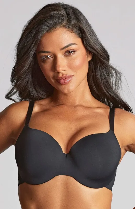 Panache 365 Moulded T-Shirt Bra in Black made by Panache