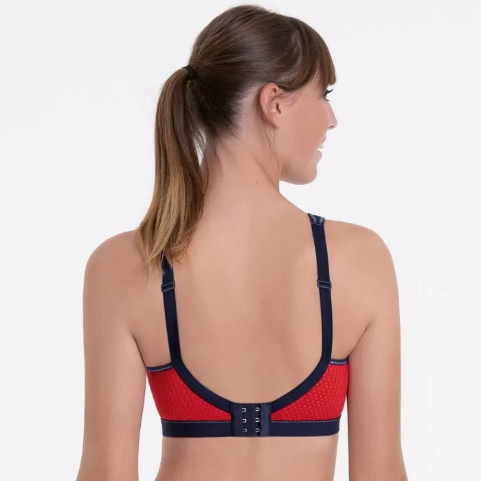 Anita Active Momentum Sports Bra (Red/Blue Iris) sold by Envie Lingerie product image thumbnail 3