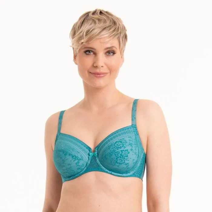 Anita Rosa Faia Fleur Underwired Bra Light Emerald sold by Envie Lingerie product image thumbnail 3
