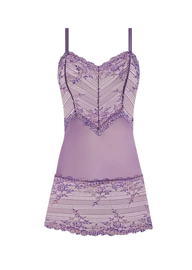 Wacoal Embrace Lace Chemise in Keepsake/Lilac sold by Envie Lingerie product image thumbnail 4