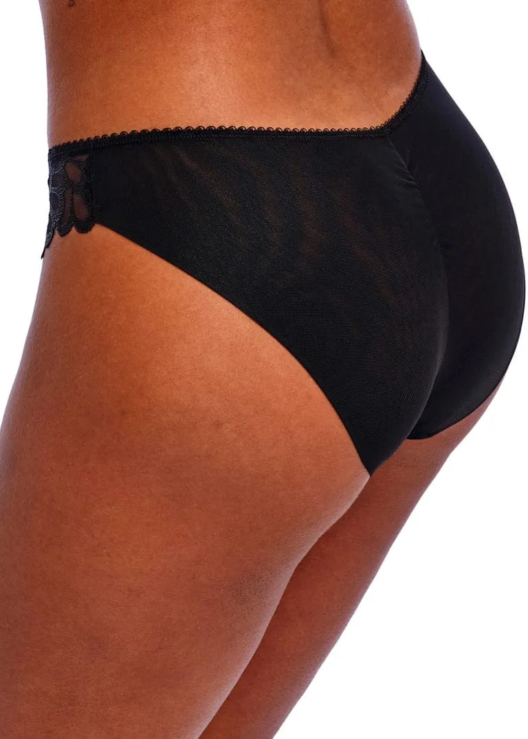 Freya Loveland Bombshell Black Brief | Luxury Art Deco Lingerie sold by Envie Lingerie product image thumbnail 3