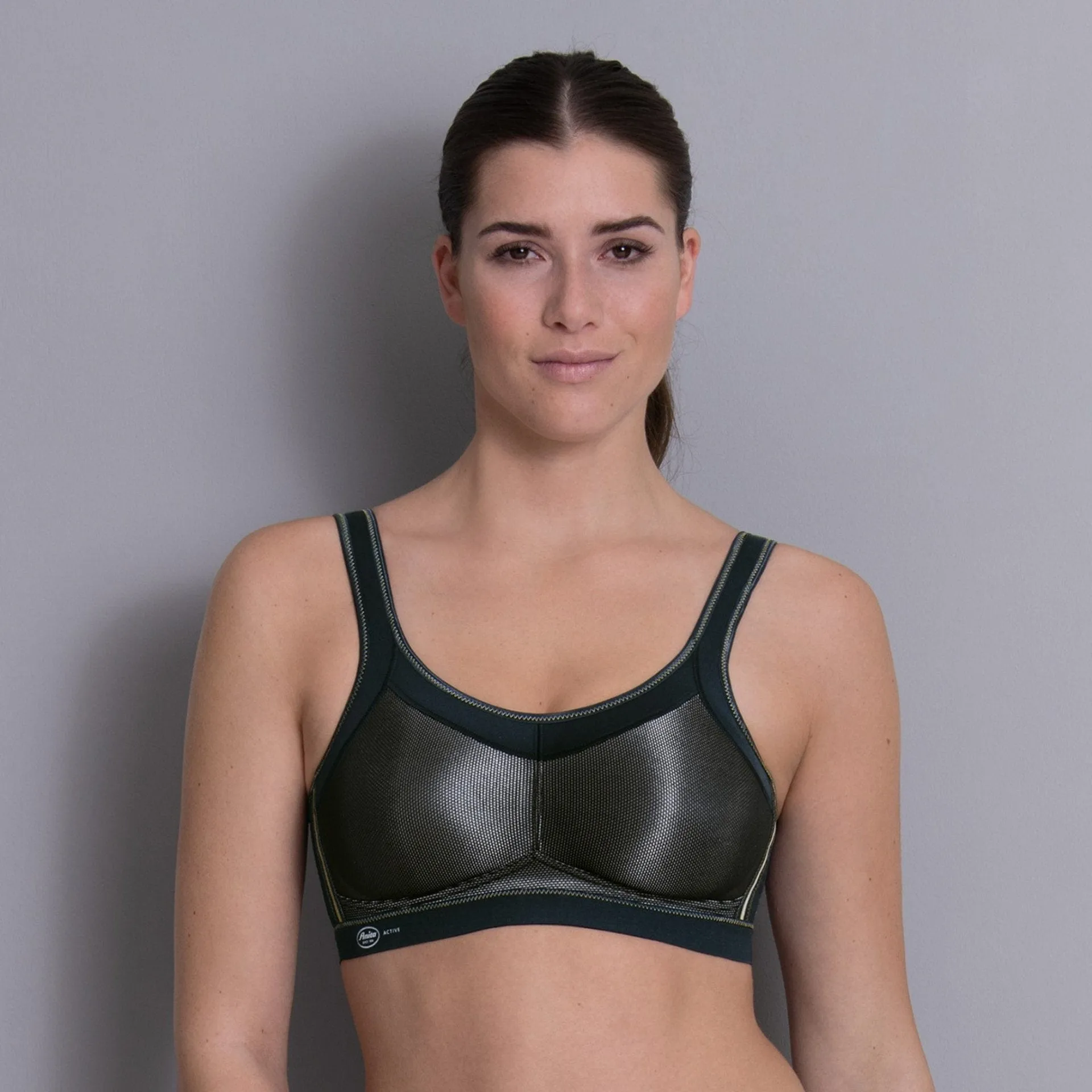 Anita Active Momentum Sports Bra (Black) sold by Envie Lingerie