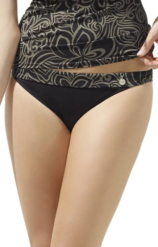 Panache Swimwear Amalfi Hipster Bikini Pant – Floral Trim sold by Envie Lingerie