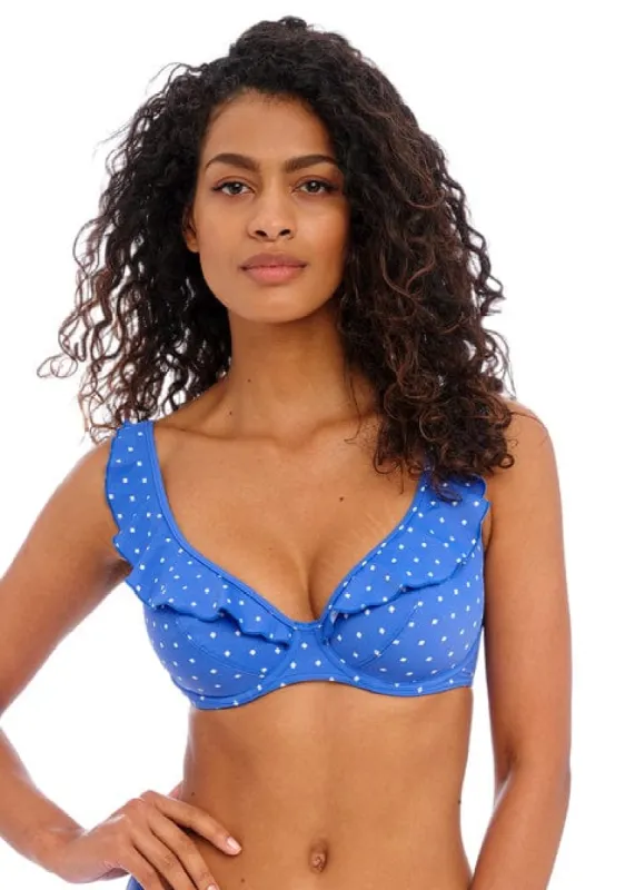 Freya Jewel Cove Bikini Top Azure sold by Envie Lingerie