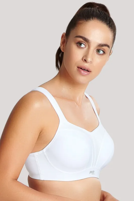 Panache Underwired Sports Bra White sold by Envie Lingerie
