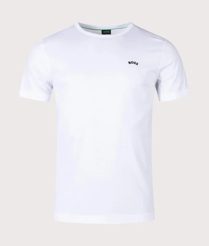 Curved Logo T-Shirt made by EQVVS