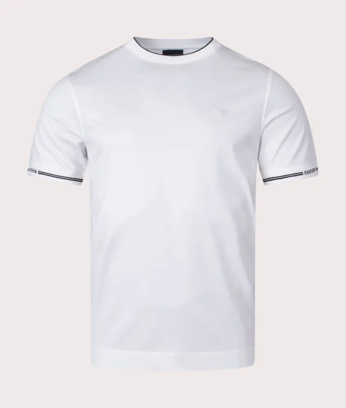 Logo Taped Sleeves T-Shirt sold by EQVVS