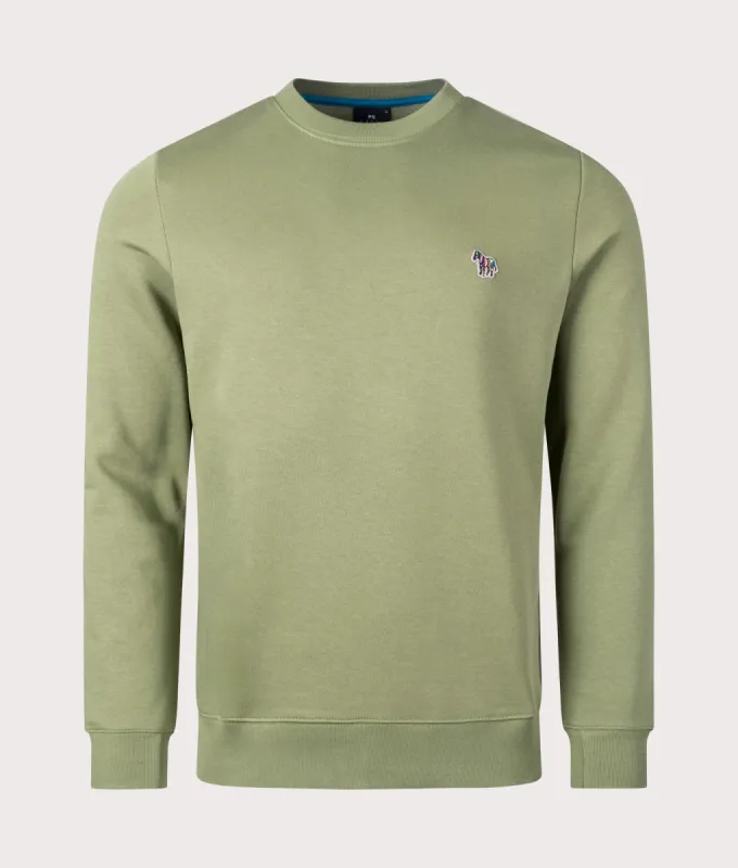 Zebra Badge Sweatshirt sold by EQVVS