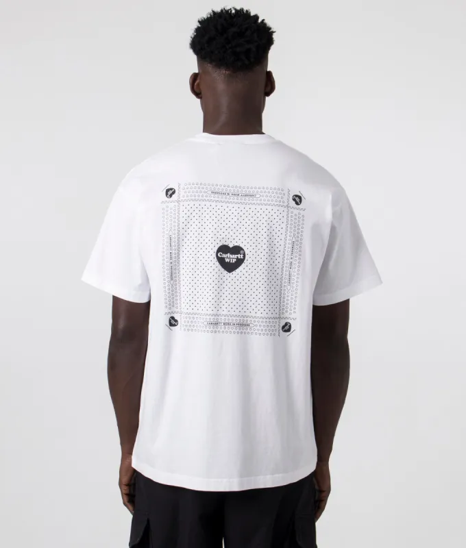 Relaxed Fit Heart Bandana T-Shirt sold by EQVVS