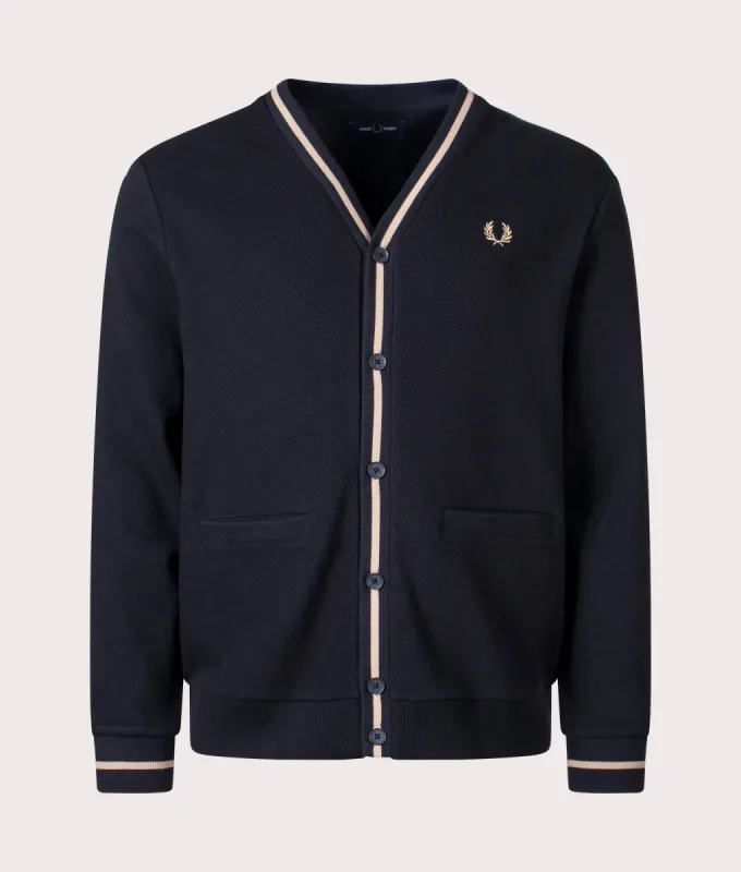 トップス FRED PERRY Tartan Jacquard Cardigan Fred Perry Glitch tartan-jacquard cardigan - ShopStyle