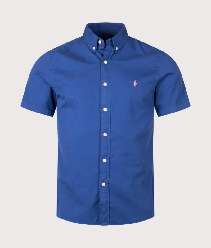 Slim Fit Garment-Dyed Twill Shirt sold by EQVVS