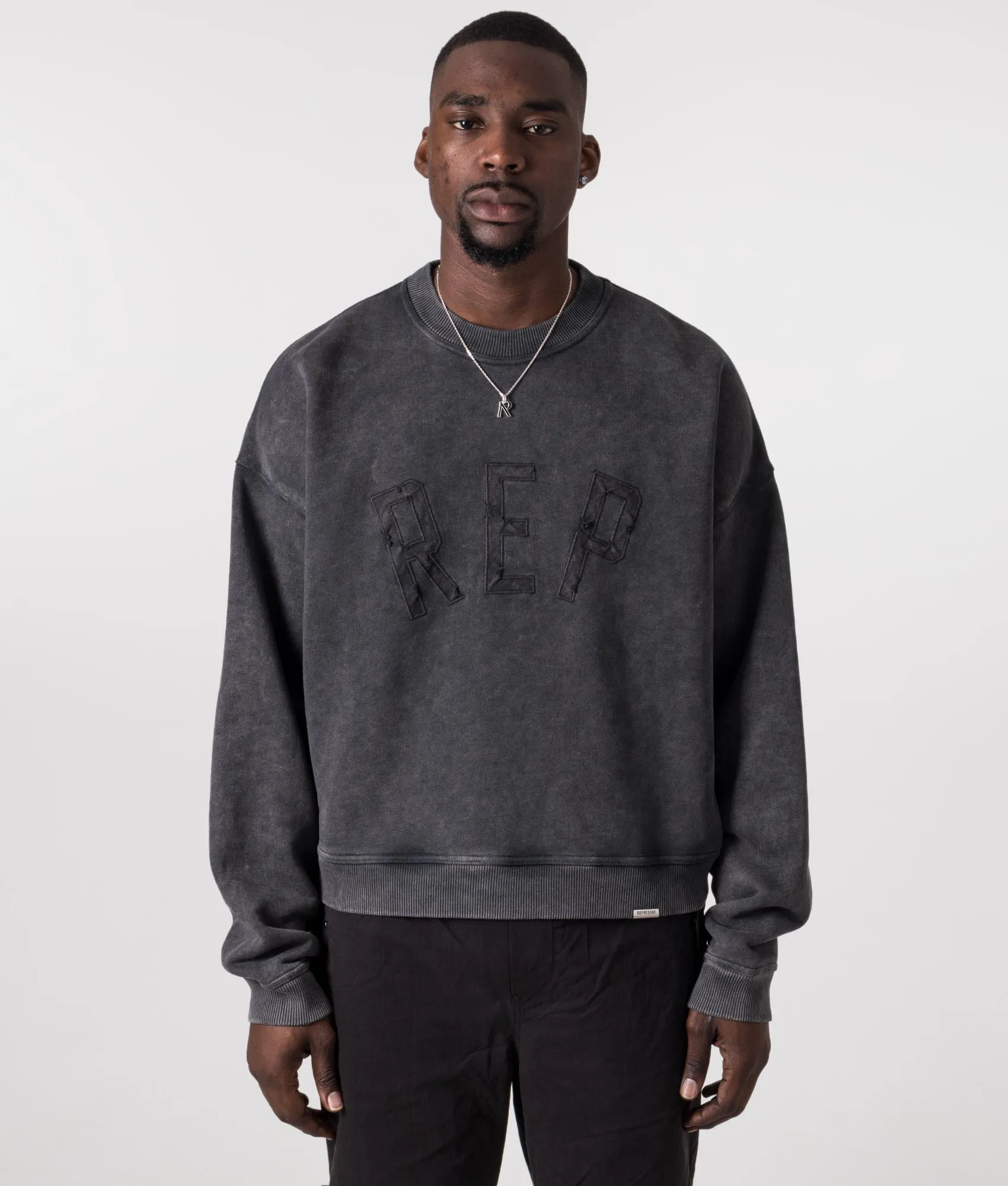 Rep Applique Sweatshirt sold by EQVVS