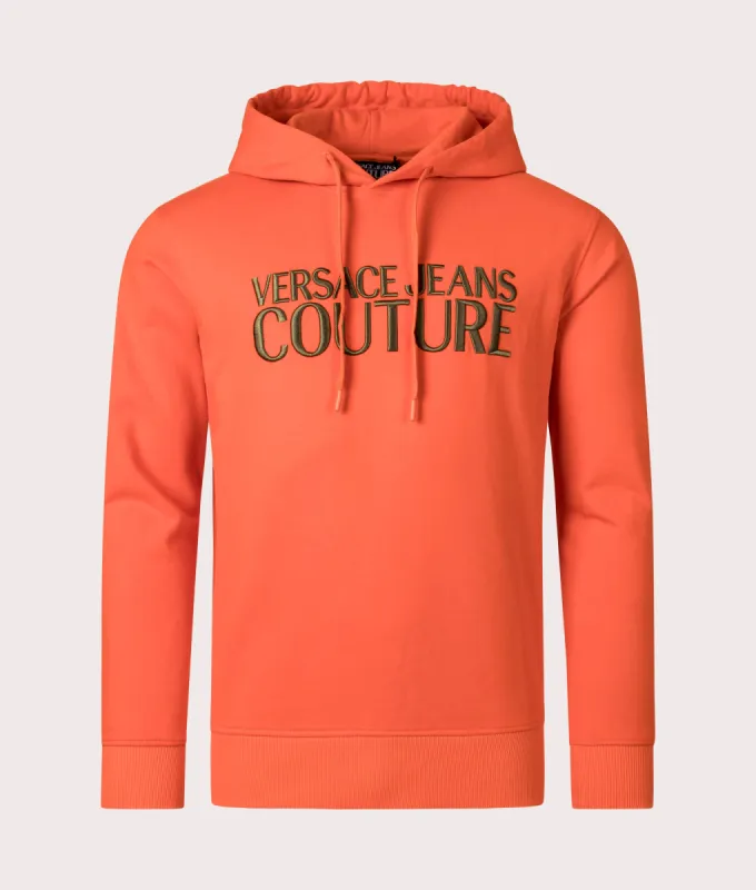 3D Embroidered Logo Hoodie made by EQVVS
