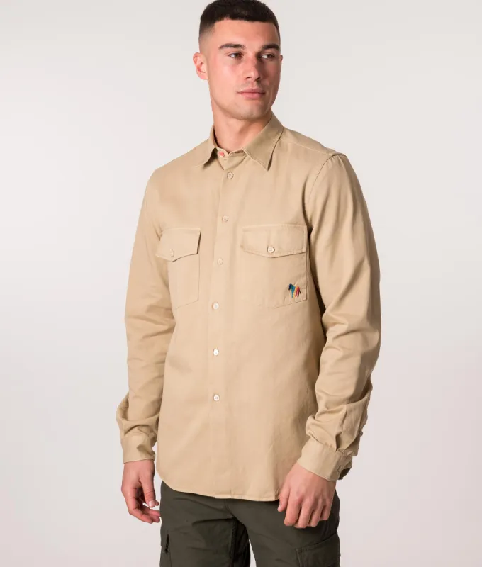 Broad Stripe Zebra Shirt sold by EQVVS