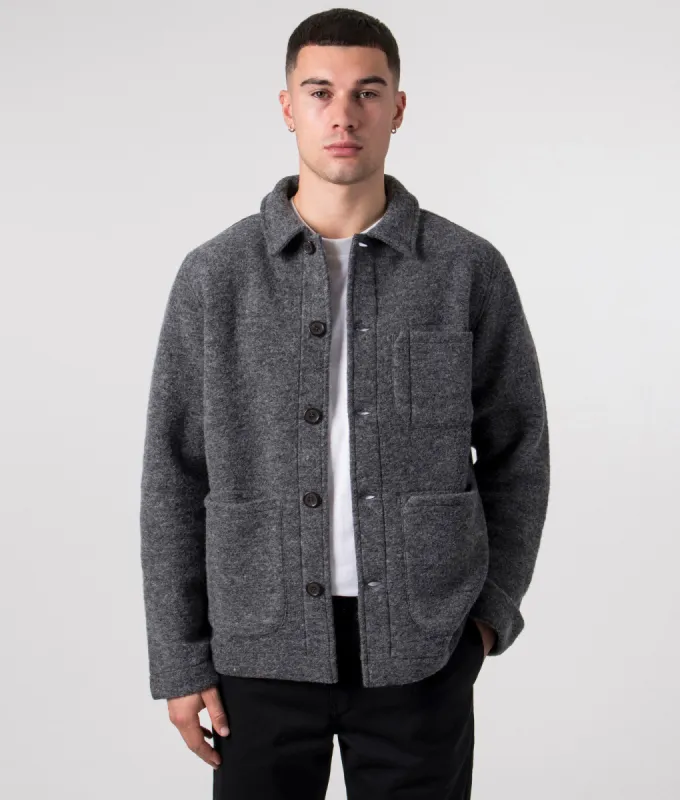 Oversized Fit Wool Field Jacket sold by EQVVS