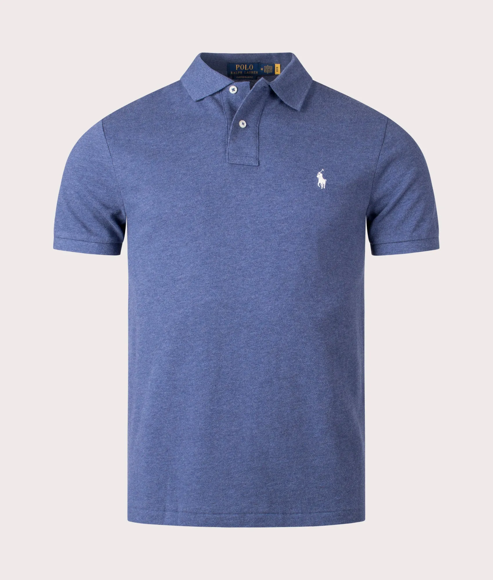 Custom Slim Fit Mesh Polo Shirt sold by EQVVS