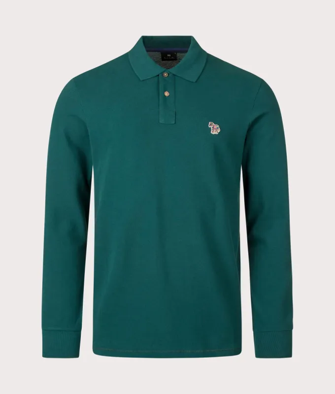 Long Sleeve Zebra Polo Shirt sold by EQVVS