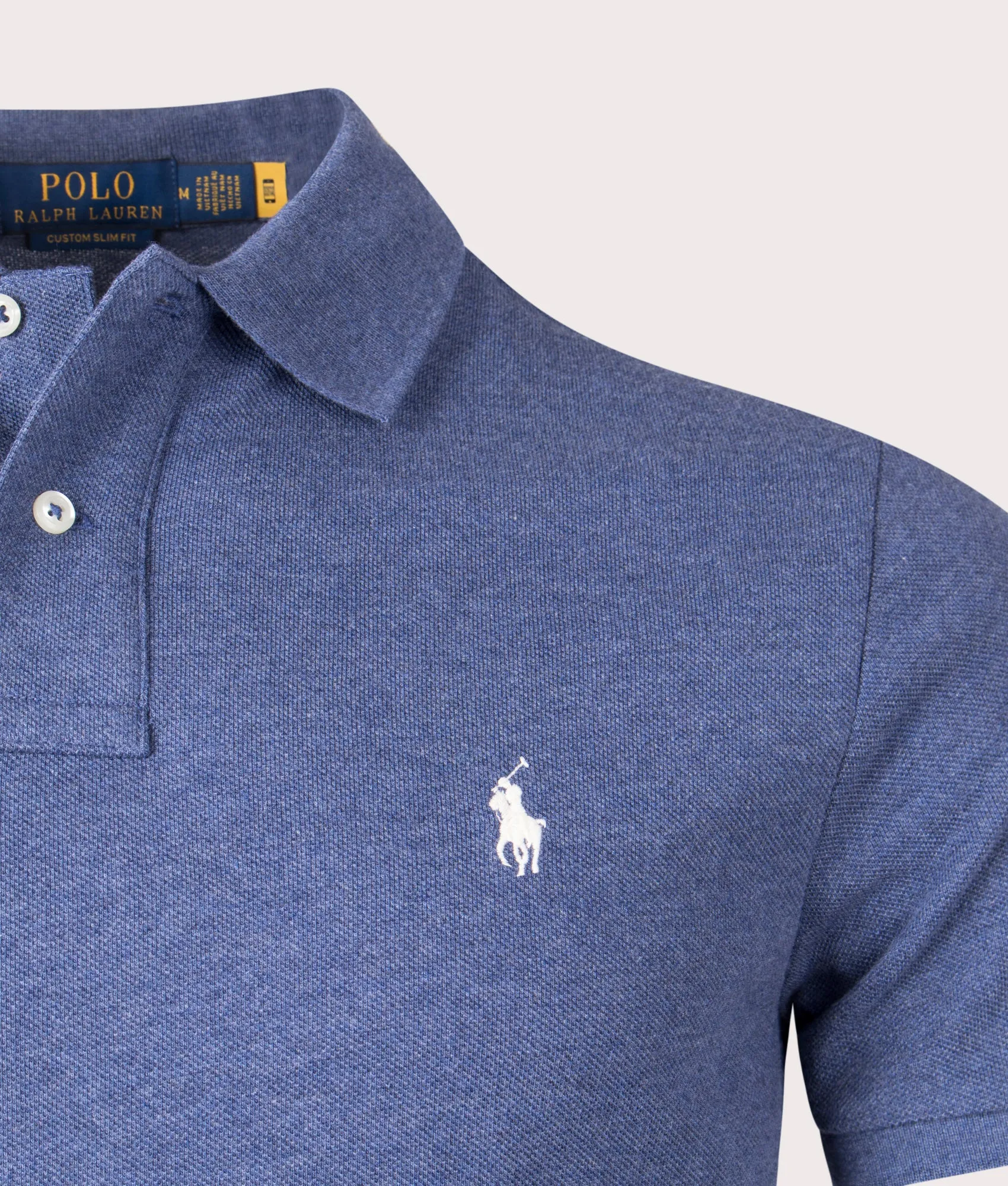 Custom Slim Fit Mesh Polo Shirt sold by EQVVS product image thumbnail 2