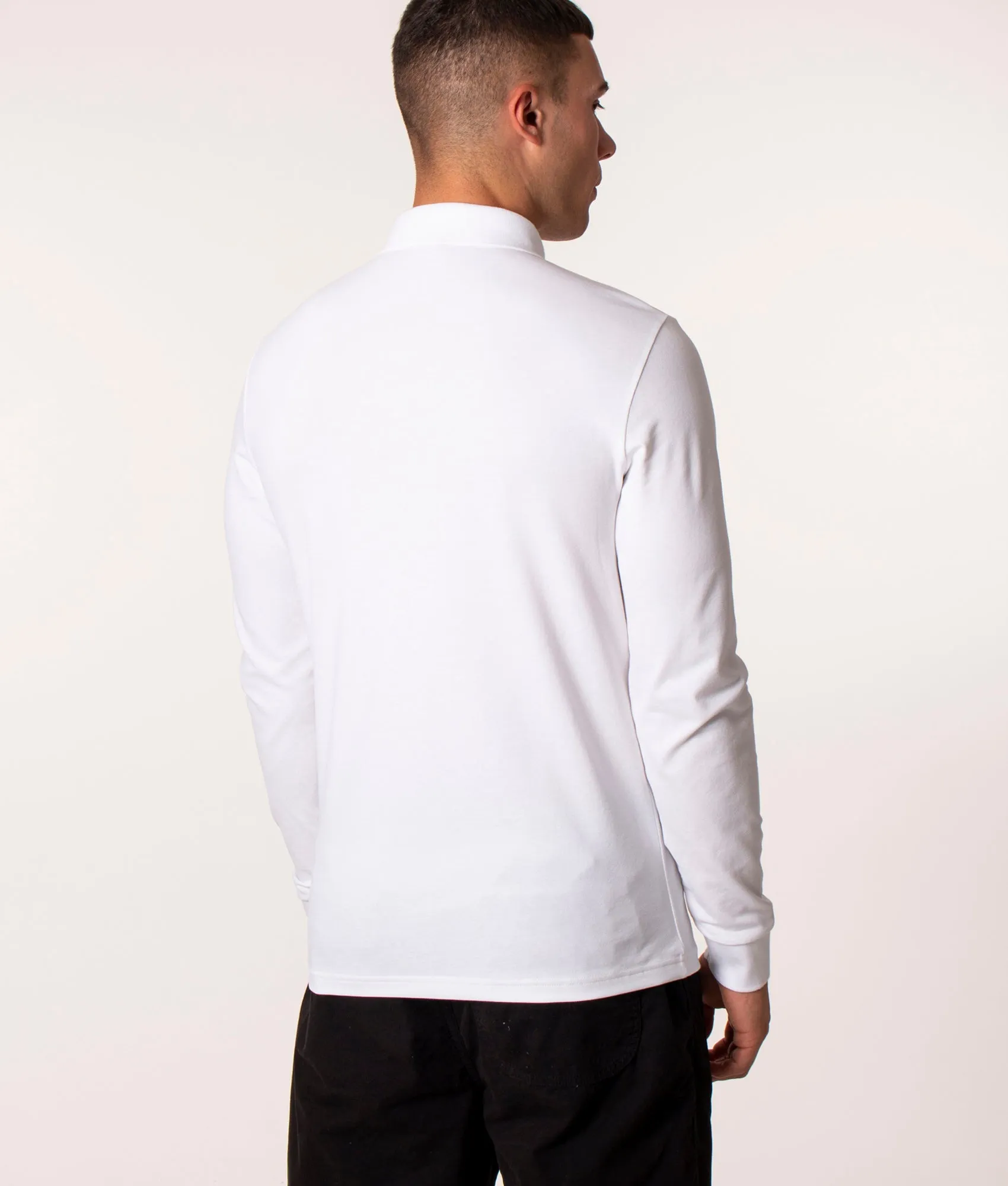 Slim Fit Long Sleeve Passerby Polo Shirt sold by EQVVS product image thumbnail 4