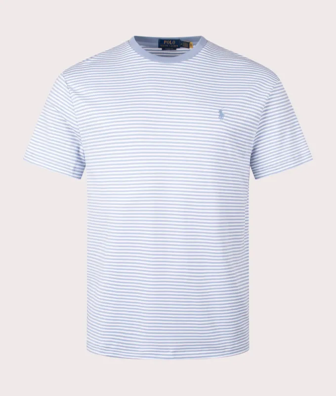 Classic Fit Striped Soft Cotton T-Shirt sold by EQVVS