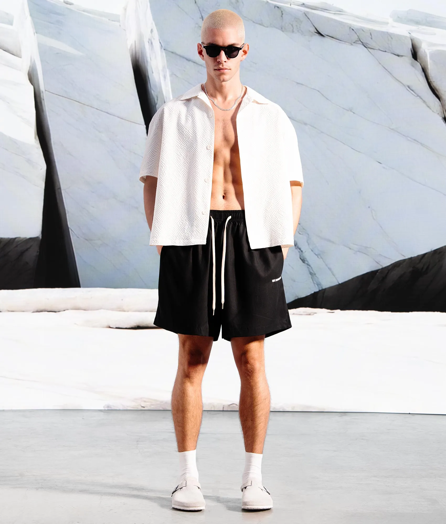 Oversized Seersucker Vacation Shirt sold by EQVVS product image thumbnail 2