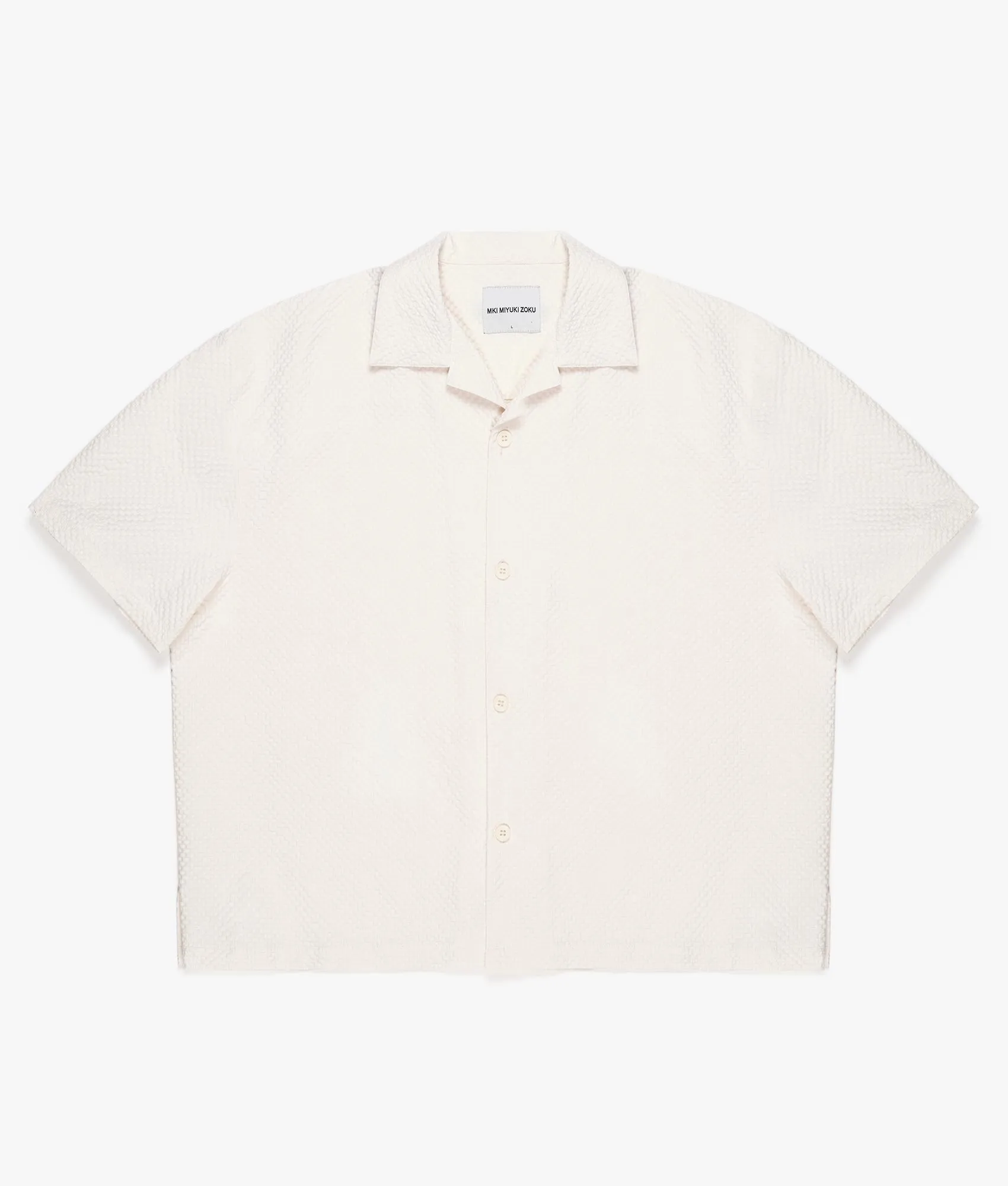 Oversized Seersucker Vacation Shirt sold by EQVVS