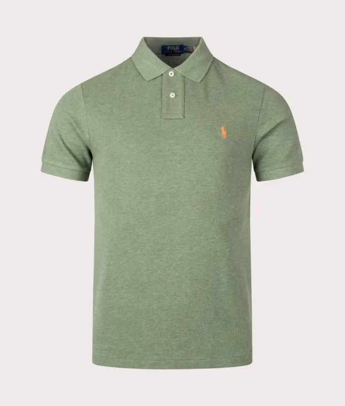 Custom Slim Fit Mesh Polo Shirt sold by EQVVS