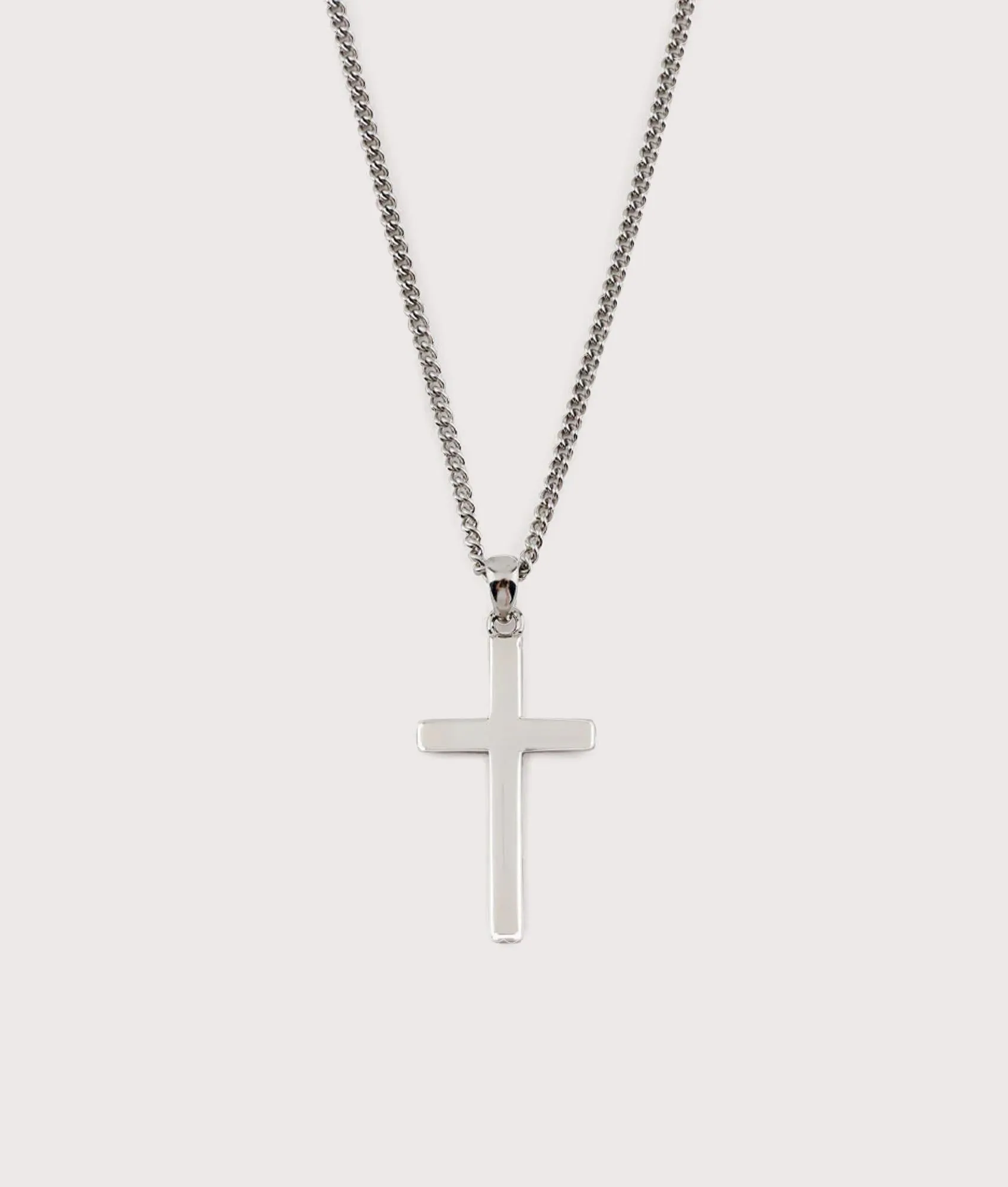 Sterling Silver Cross Necklace sold by EQVVS