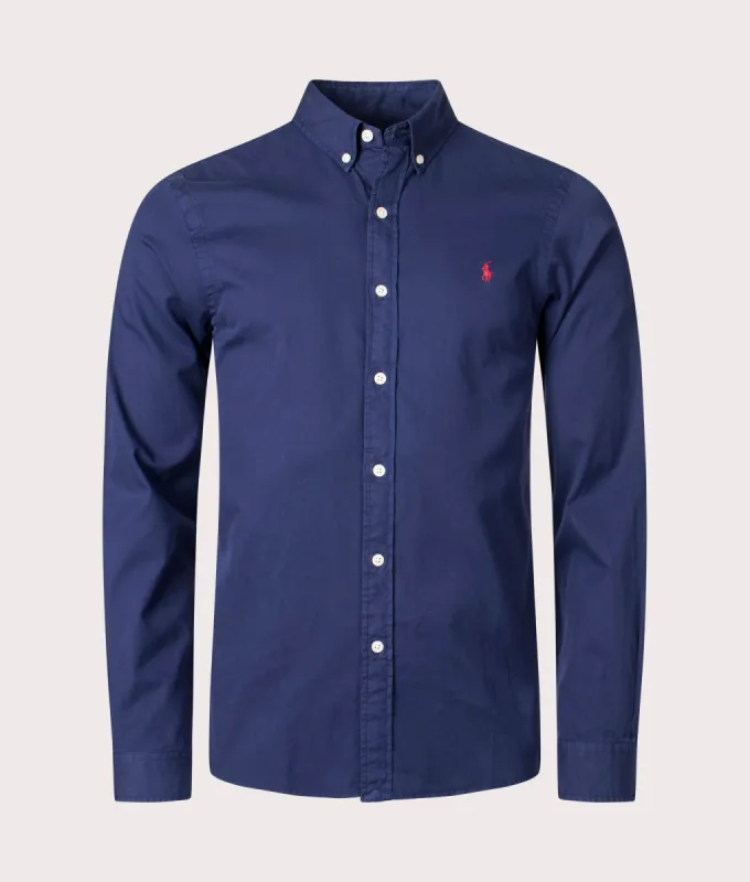 Slim Fit Twill Sport Shirt sold by EQVVS