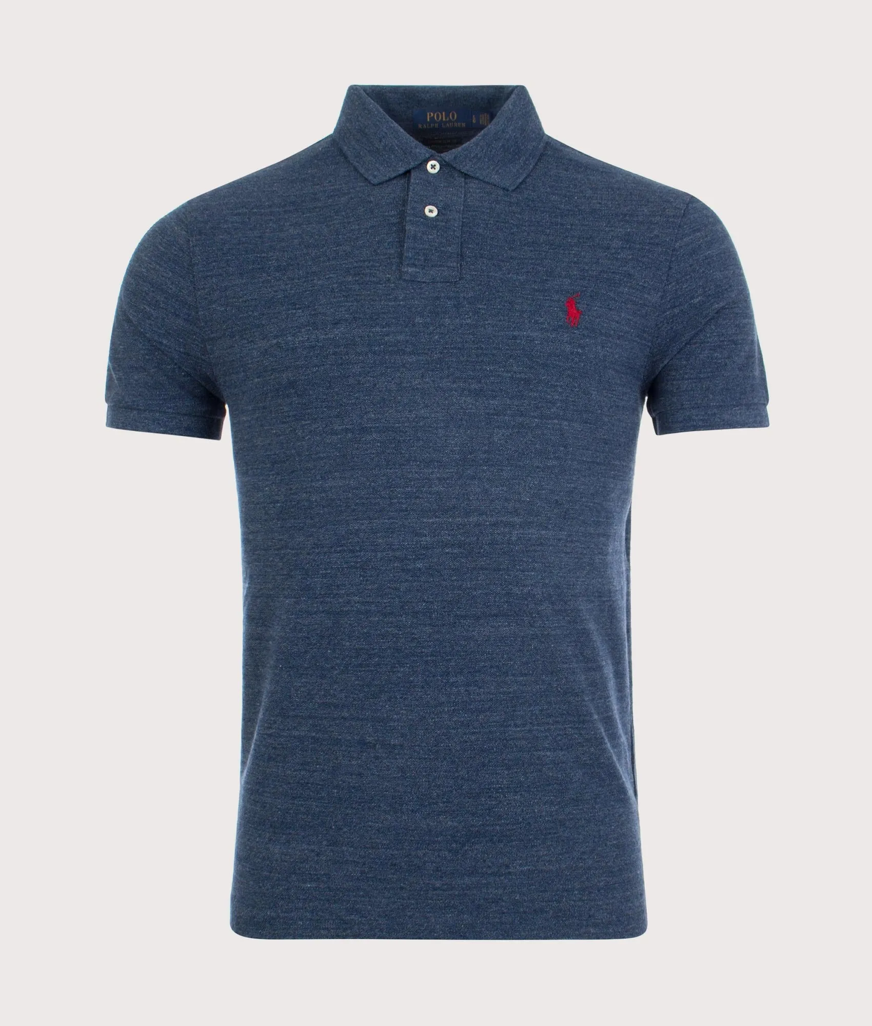 Custom Slim Fit Mesh Polo Shirt sold by EQVVS