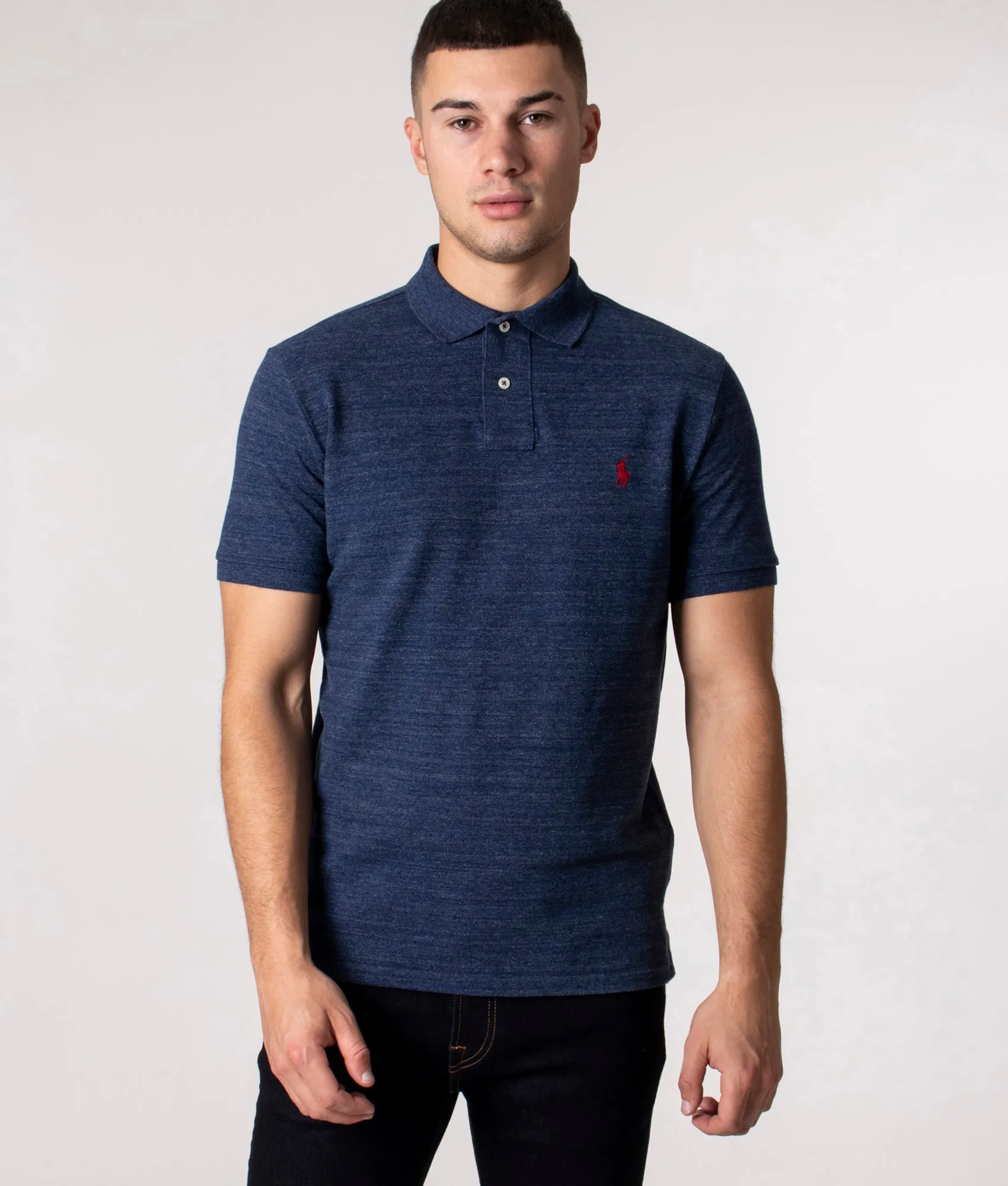 Custom Slim Fit Mesh Polo Shirt sold by EQVVS product image thumbnail 2