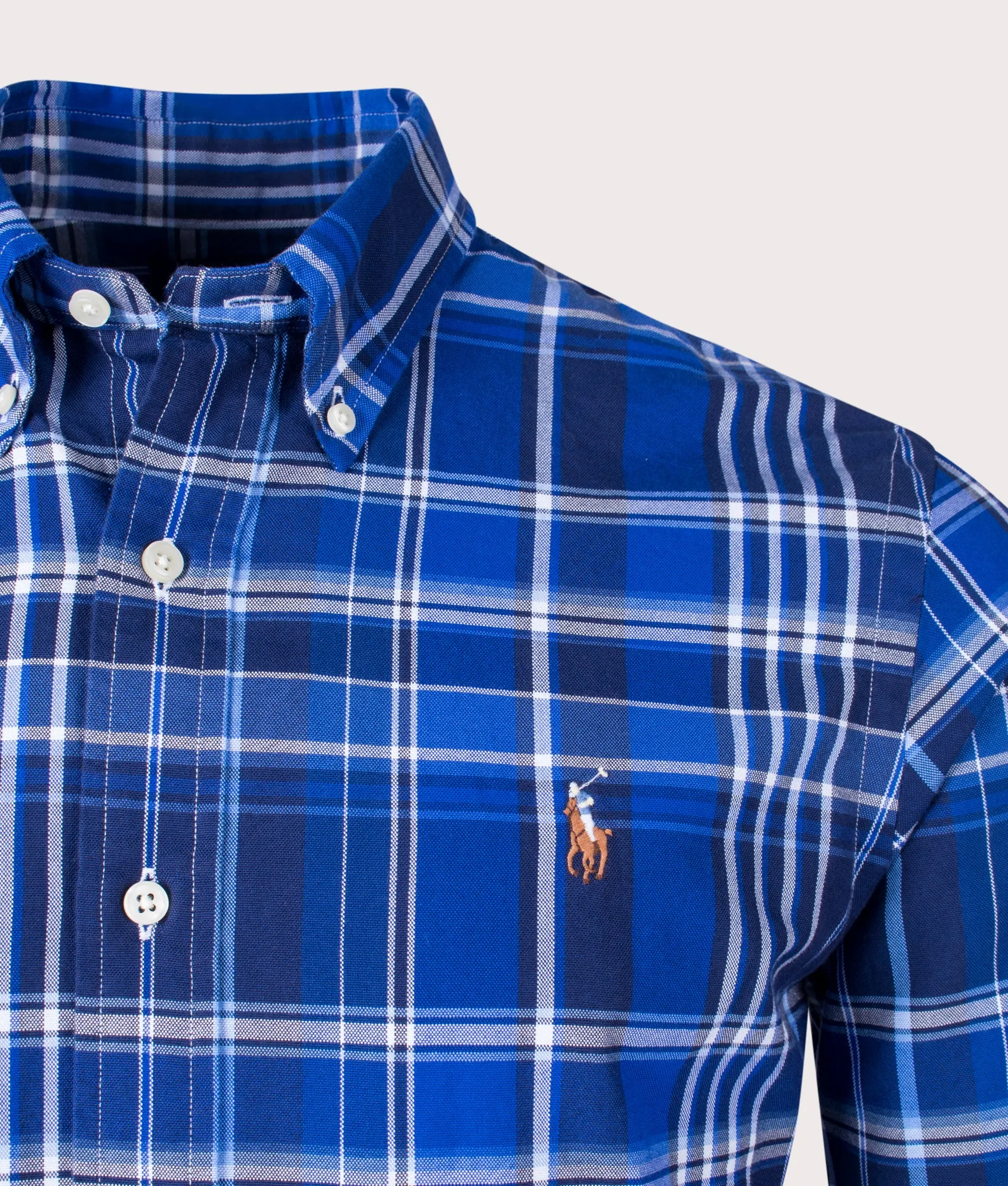 Custom Fit Checkered Oxford Shirt sold by EQVVS product image thumbnail 2
