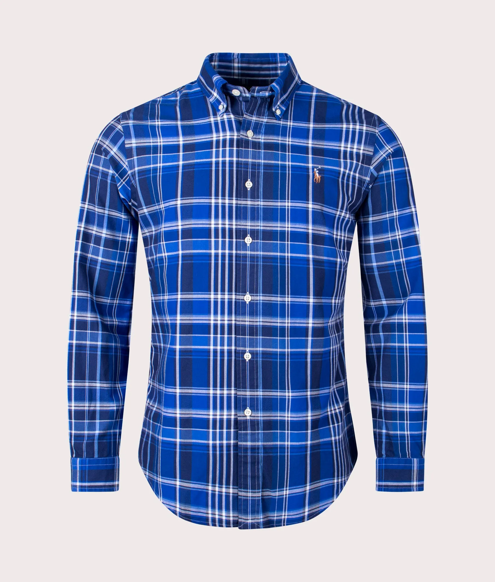 Custom Fit Checkered Oxford Shirt sold by EQVVS