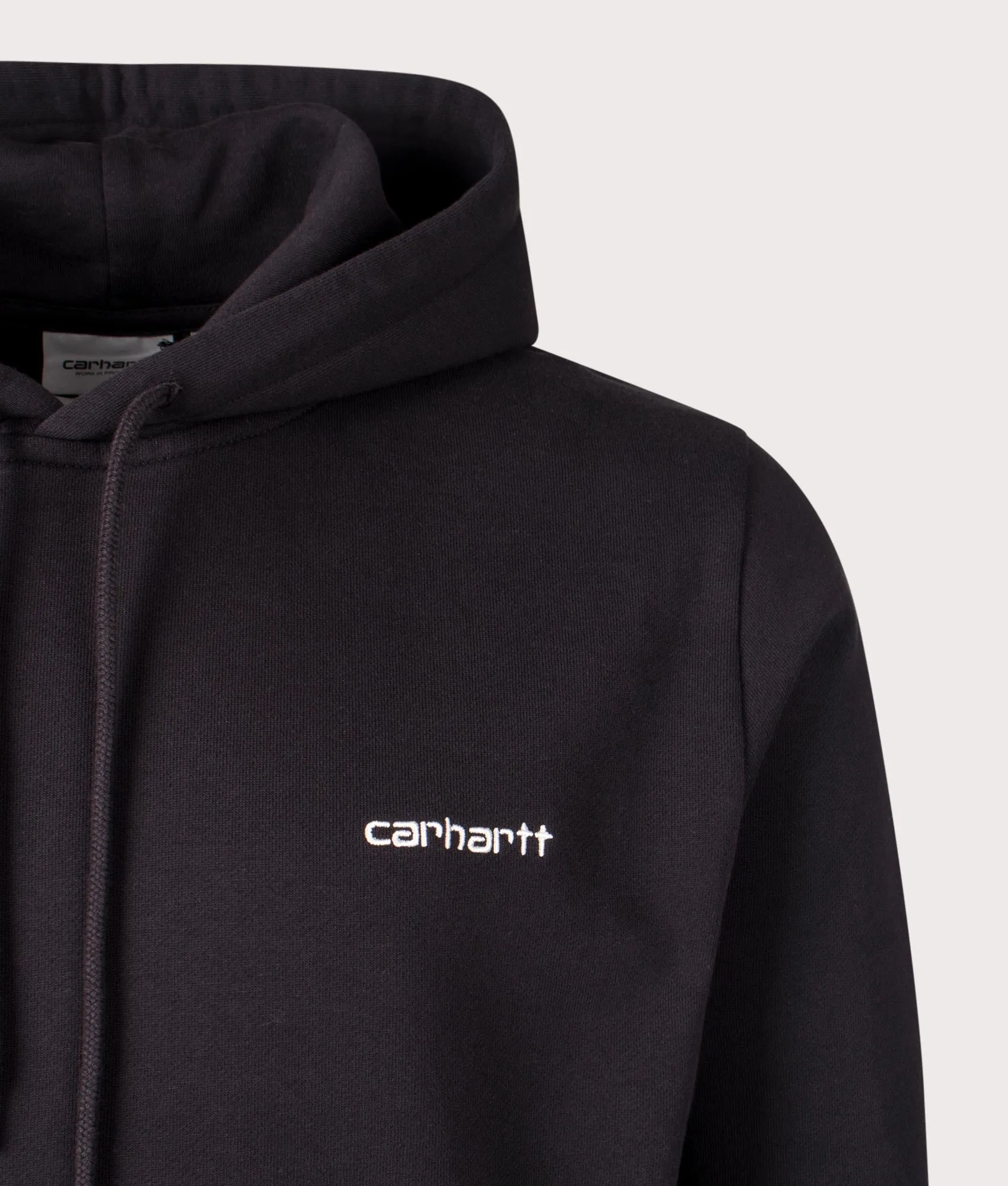 Regular Fit Script Embroidery Hoodie sold by EQVVS product image thumbnail 2