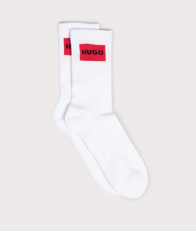 Two Pack of Quarter Length Ribbed Label Socks sold by EQVVS