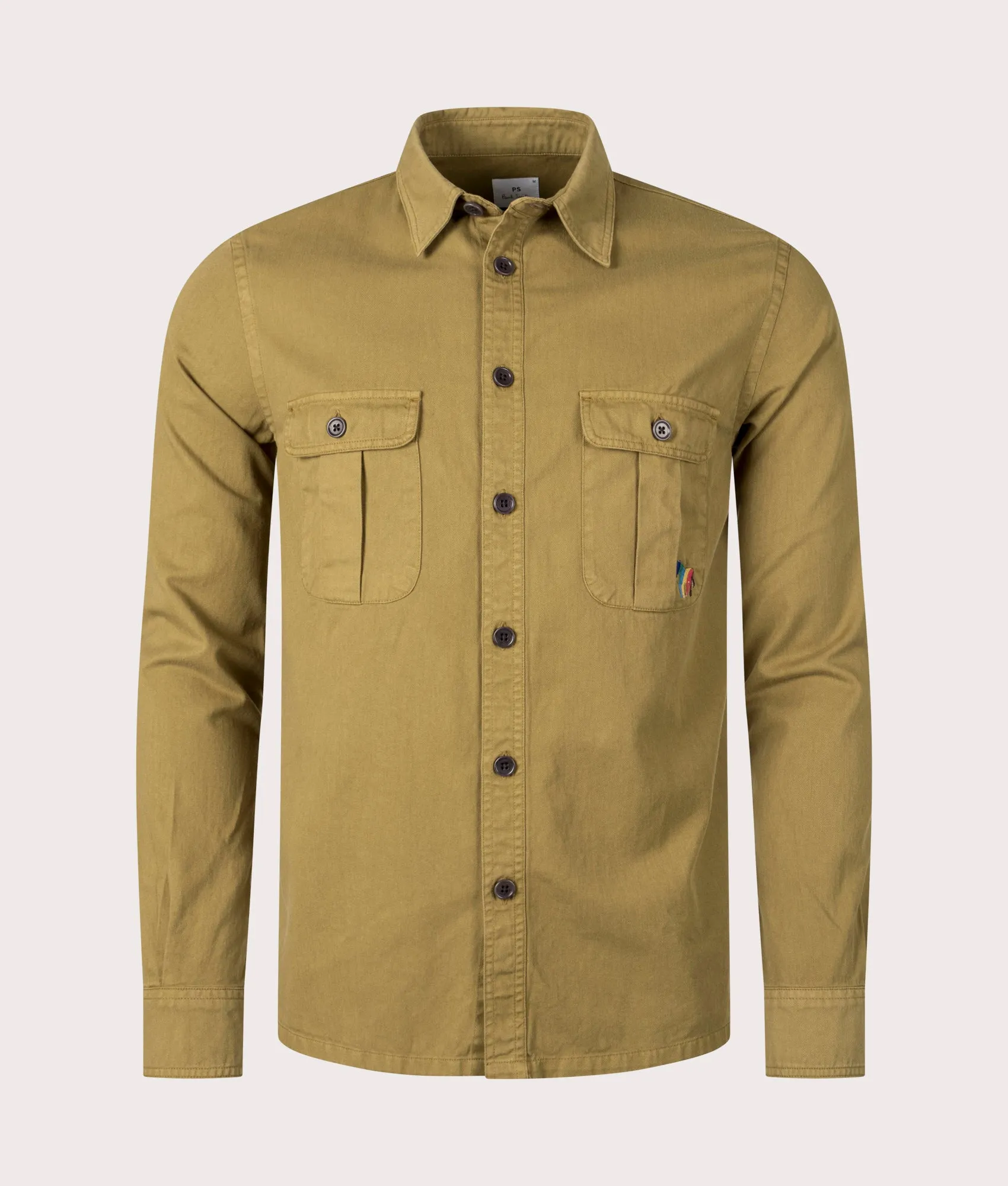 Relaxed Fit Broad Stripe Zebra Logo Shirt sold by EQVVS product image thumbnail 3