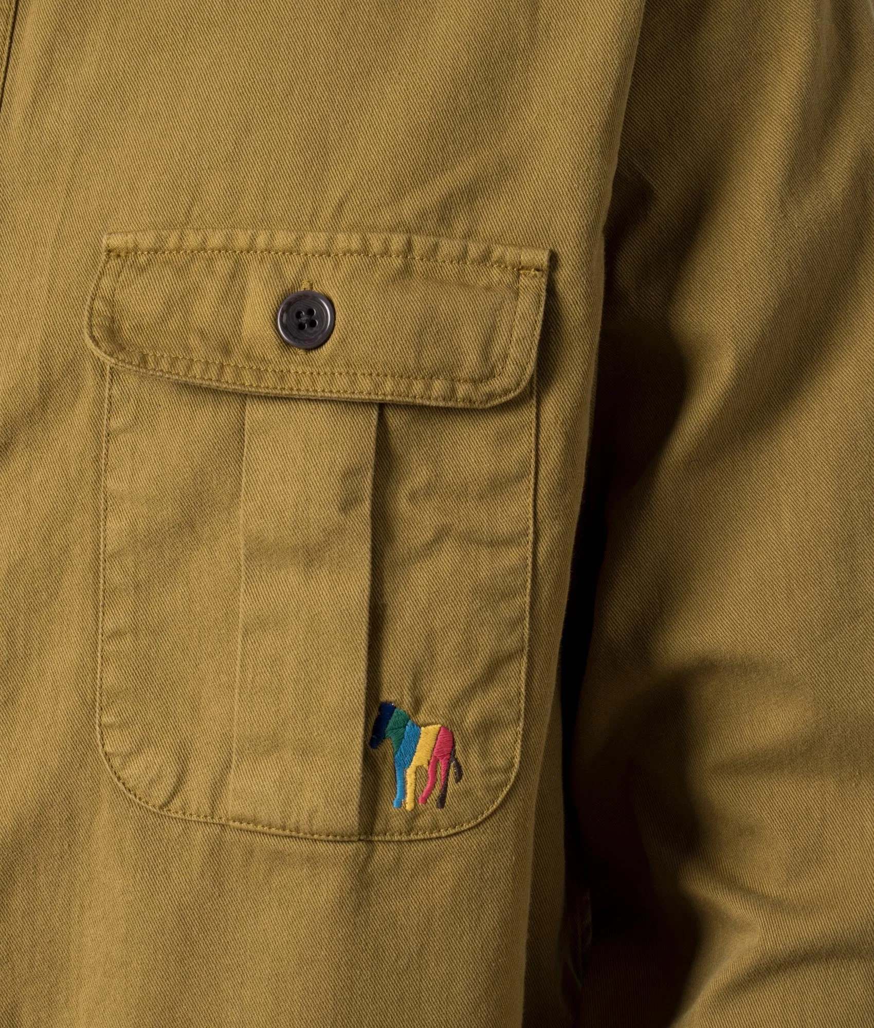 Relaxed Fit Broad Stripe Zebra Logo Shirt sold by EQVVS product image thumbnail 2